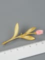 thumb 925 Sterling Silver Rosary tulip brooch fresh and natural art Artisan Pins & Brooches 4