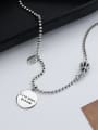 thumb 925 Sterling Silver Round Vintage Necklace 3