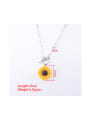 thumb Stainless steel Flower Trend Necklace 1