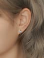 thumb 925 Sterling Silver Enamel Bird Trend Stud Earring 1