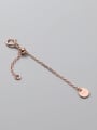 thumb S925 silver plating with silicone cross chain tail 1