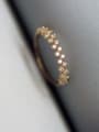 thumb 925 Sterling Silver Cubic Zirconia Dainty Band Ring 0