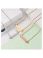 thumb Stainless steel Wing Minimalist Necklace 1