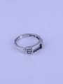 thumb 925 Sterling Silver Rectangle Ring Setting Stone size: 4*8mm 2