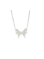 thumb Stainless steel Butterfly Minimalist Necklace 0