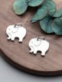 thumb 925 Sterling Silver Elephant Charm Height : 15 mm , Width: 12 mm 2