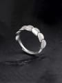 thumb 925 Sterling Silver Smooth Geometric Vintage Band Ring 2