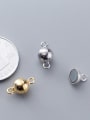 thumb 925 Sterling Silver Ball Magnetic Clasps ,6mm or 8mm 1