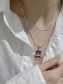 thumb 925 Sterling Silver Multi Color Dainty Necklace 1