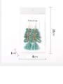 thumb Alloy Cotton Rope Tree Tassel Christmas Bossian Style Hand-Woven Drop Earring 3