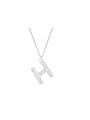 thumb 925 Sterling Silver Letter Minimalist Necklace 0