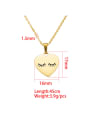 thumb Stainless steel Letter Heart Trend Necklace 2