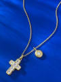 thumb 925 Sterling Silver Cubic Zirconia Cross Dainty Regligious Necklace 2