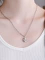 thumb 925 Sterling Silver Heart Vintage Necklace 1