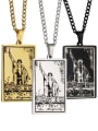 thumb The Magician's Tarot hip hop stainless steel titanium steel necklace 0
