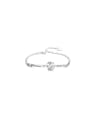 thumb 925 Sterling Silver Cubic Zirconia Round Vintage Bracelet 0