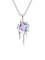 thumb 925 Sterling Silver Cubic Zirconia Geometric Vintage Necklace 0