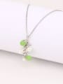 thumb 925 Sterling Silver Imitation Pearl Flower Minimalist Necklace 3
