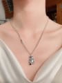 thumb 925 Sterling Silver Bear Vintage Necklace 1