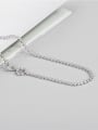 thumb 925 Sterling Silver Round Minimalist Bead Chain 2