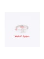 thumb Stainless steel creative simple constellation open ring 2
