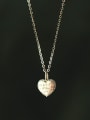 thumb 925 Sterling Silver Heart Dainty Necklace 0