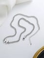 thumb 925 Sterling Silver Letter Vintage Necklace 2
