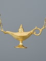 thumb 925 Sterling Silver Aladdin magic lamp literary ancient style handmade Artisan Necklace 1