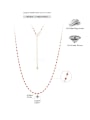thumb 925 Sterling Silver Enamel Evil Eye Minimalist Necklace 4