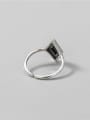 thumb 925 Sterling Silver Geometric Vintage Band Ring 3