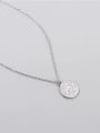 thumb 925 Sterling Silver Minimalist Little Prince Round Necklace 0