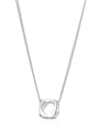 thumb 925 Sterling Silver Square Minimalist Necklace 3