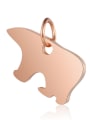thumb Stainless steel Bear Charm Height : 12mm , Width: 13mm 3