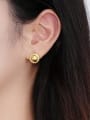 thumb 925 Sterling Silver Geometric Minimalist Stud Earring 1