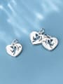 thumb 925 Sterling Silver Anger Heart Charm Height : 13.5 mm , Width: 13 mm 2