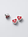 thumb 925 Sterling Silver Enamel Minimalist Heart DIY  Pendant 1