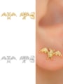 thumb 925 Sterling Silver Insect Cute Stud Earring 2