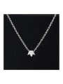 thumb Stainless steel Crown Trend Necklace 0