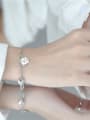 thumb 925 Sterling Silver Heart Minimalist Bracelet 1