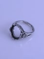 thumb 925 Sterling Silver Oval Ring Setting Stone size: 11*13mm 1