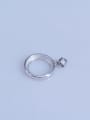 thumb 925 Sterling Silver Round Pendant Setting Stone size: 12*12mm 1
