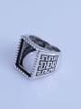 thumb 925 Sterling Silver Geometric Ring Setting Stone size: 12*17mm 1