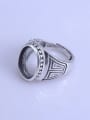 thumb 925 Sterling Silver Round Ring Setting Stone size: 11*15mm 1