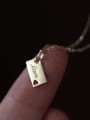 thumb 925 Sterling Silver Letter Love letter styling Dainty Necklace 0