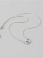 thumb 925 Sterling Silver  Minimalist Double Layer Love  Necklace 2