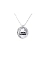 thumb 925 Sterling Silver Round Trend Necklace 0