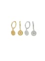 thumb 925 Sterling Silver Geometric Minimalist Huggie Earring 0