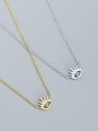 thumb 925 Sterling Silver Cubic Zirconia Evil Eye Dainty Necklace 1
