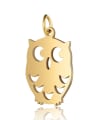 thumb Stainless steel Owl Charm Height :13.5mm , Width: 24 mm 2