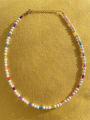 thumb Rainbow Candy Color Natural Stone Handmade Beaded Necklace 0